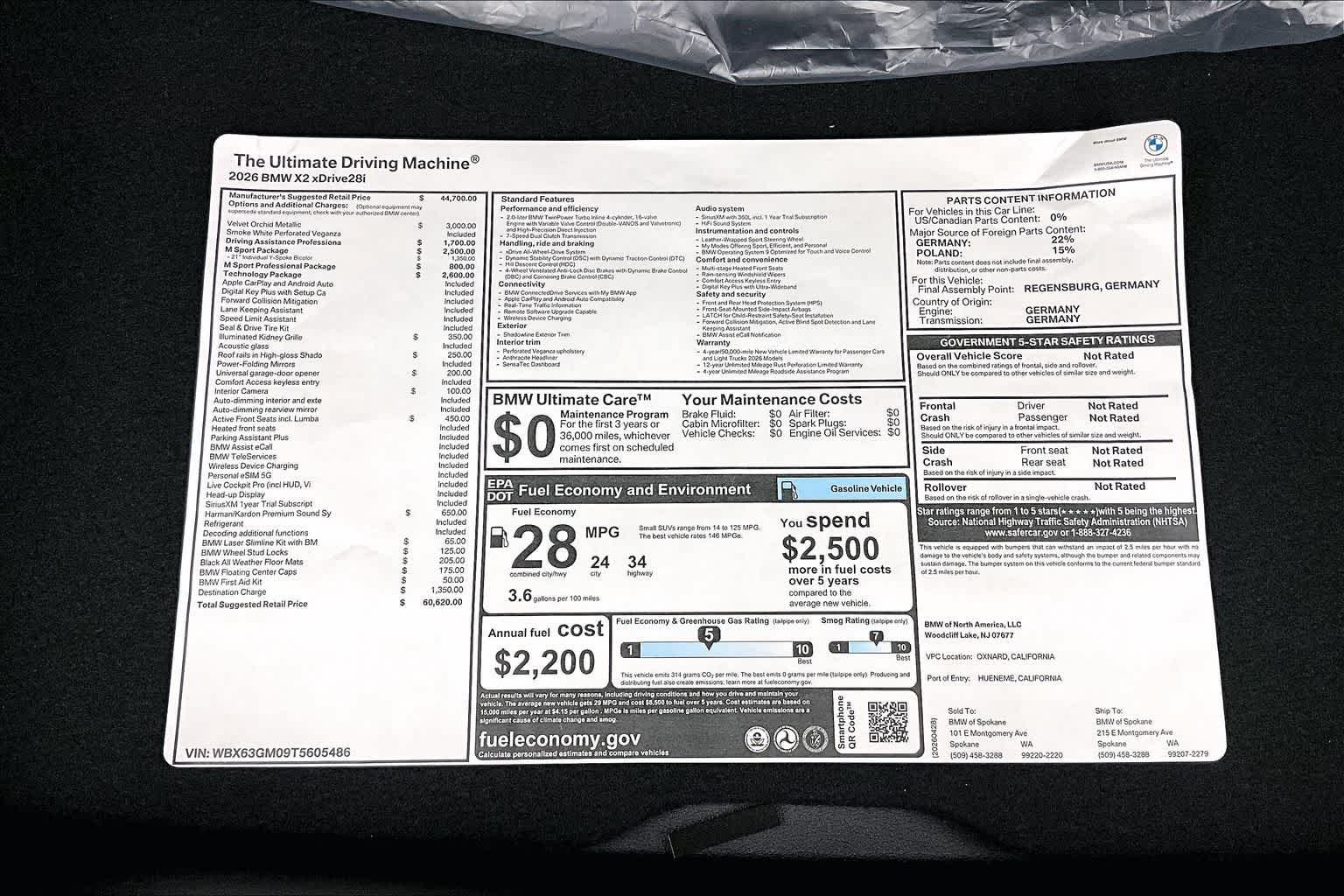 2026 BMW X2 xDrive28i
