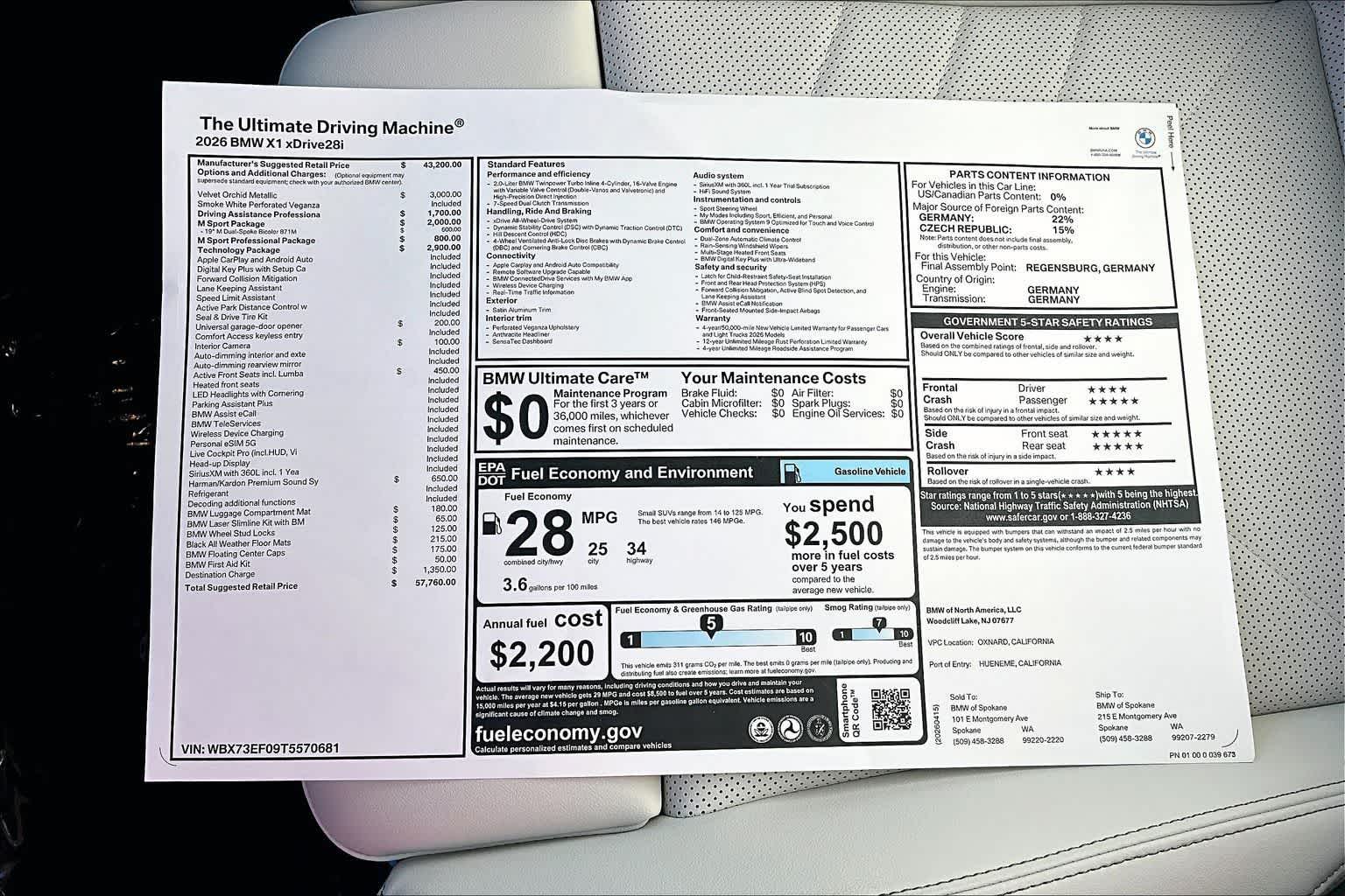 2026 BMW X1 xDrive28i