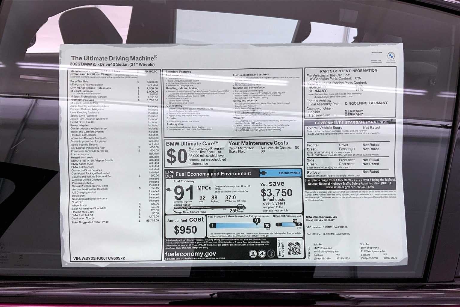 2026 BMW i5 xDrive40