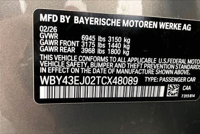 2026 BMW i7 eDrive50