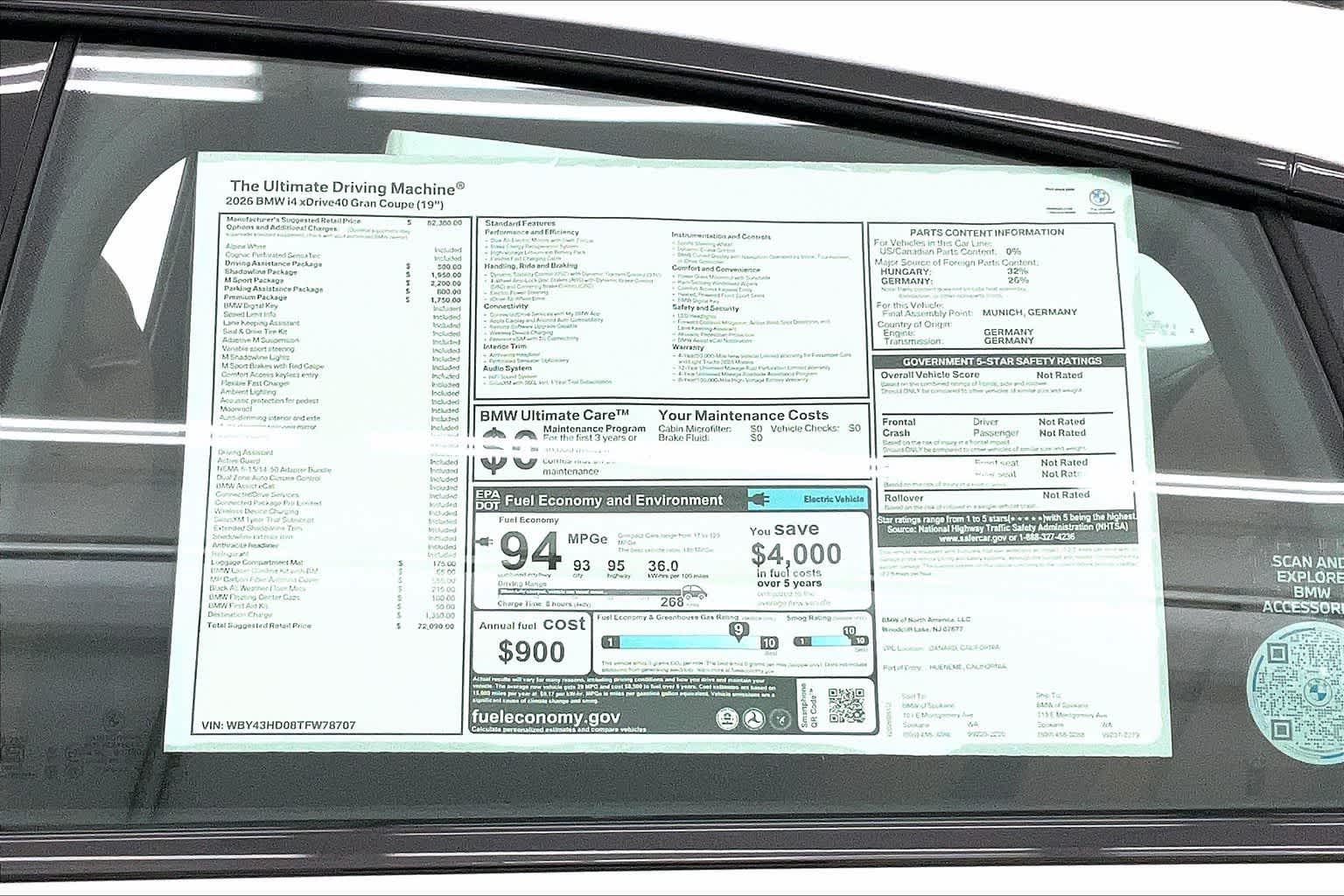 2026 BMW i4 xDrive40