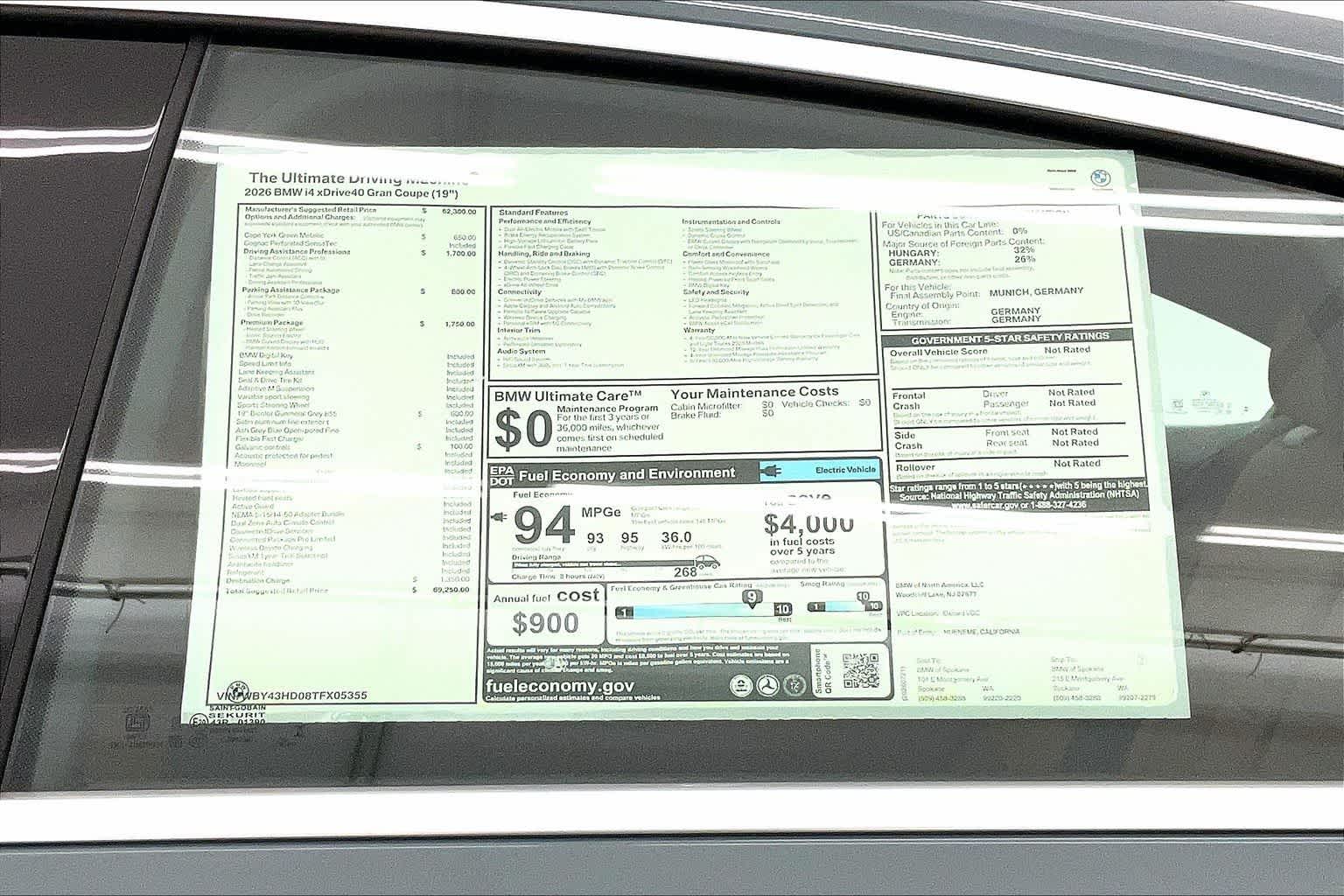 2026 BMW i4 xDrive40