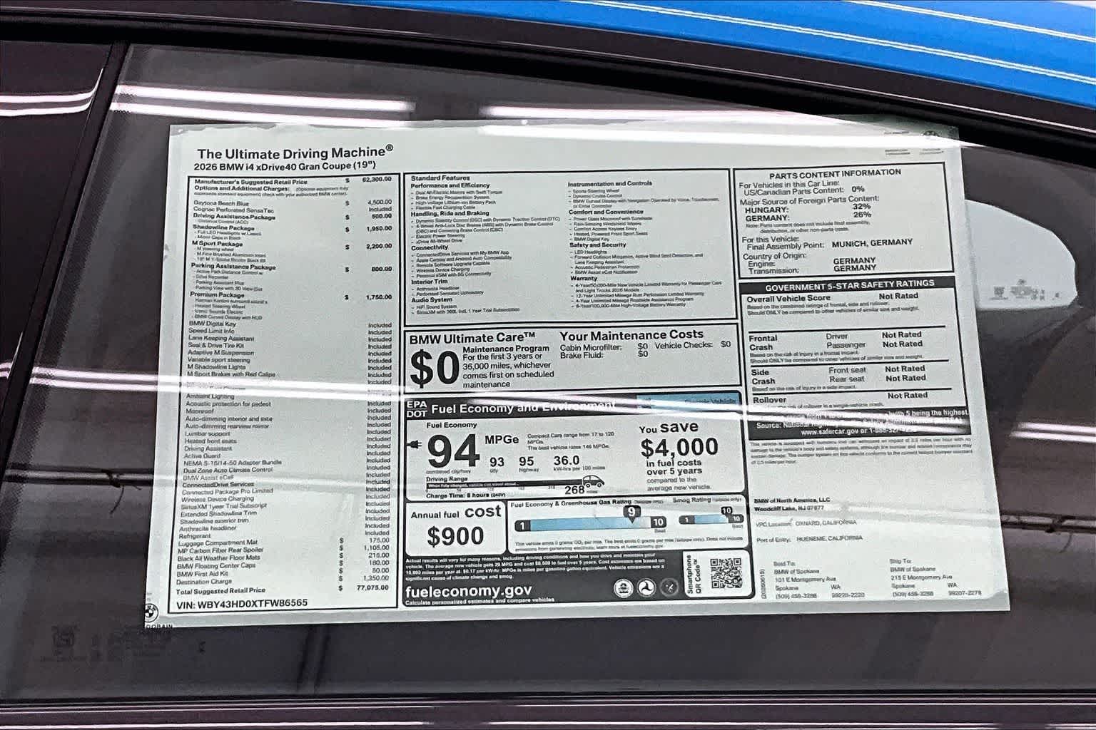 2026 BMW i4 xDrive40