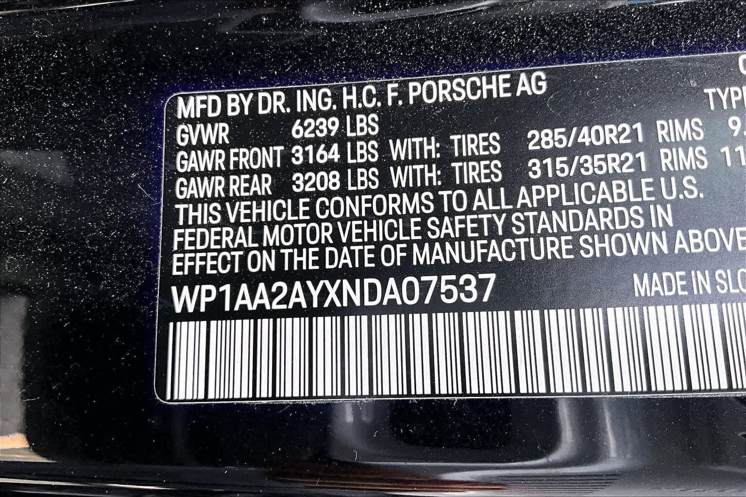 2022 Porsche Cayenne AWD
