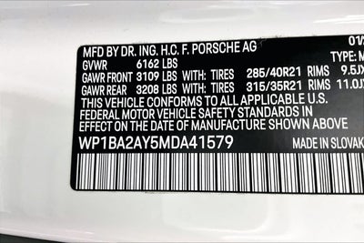 2021 Porsche Cayenne Coupe AWD