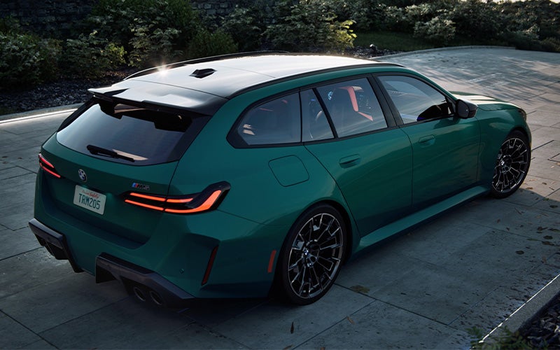 The sky lounge panoramic roof of the M5 Touring. | BMW of Spokane in Spokane WA