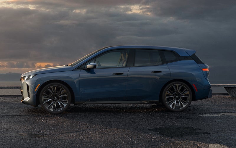 The BMW iX parked sideways shot. | BMW of Spokane in Spokane WA
