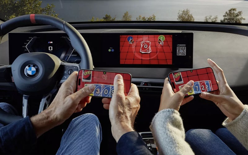 The BMW Curved Display AirConsole. | BMW of Spokane in Spokane WA