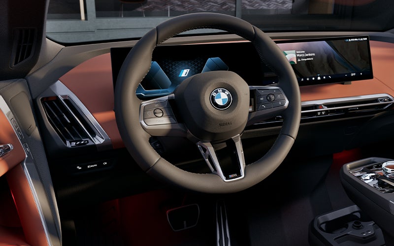 The BMW iX steering wheel. | BMW of Spokane in Spokane WA