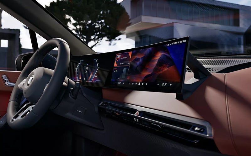 The BMW iX Curved Display. | BMW of Spokane in Spokane WA