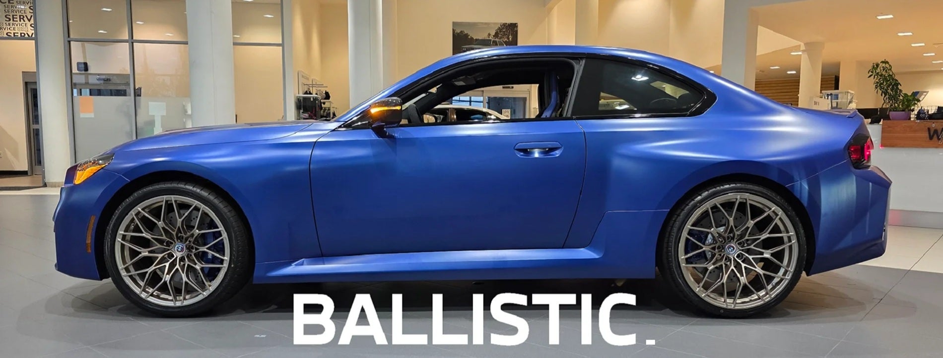 THE BMW M2 IN FROZEN PORTIMAO BLUE