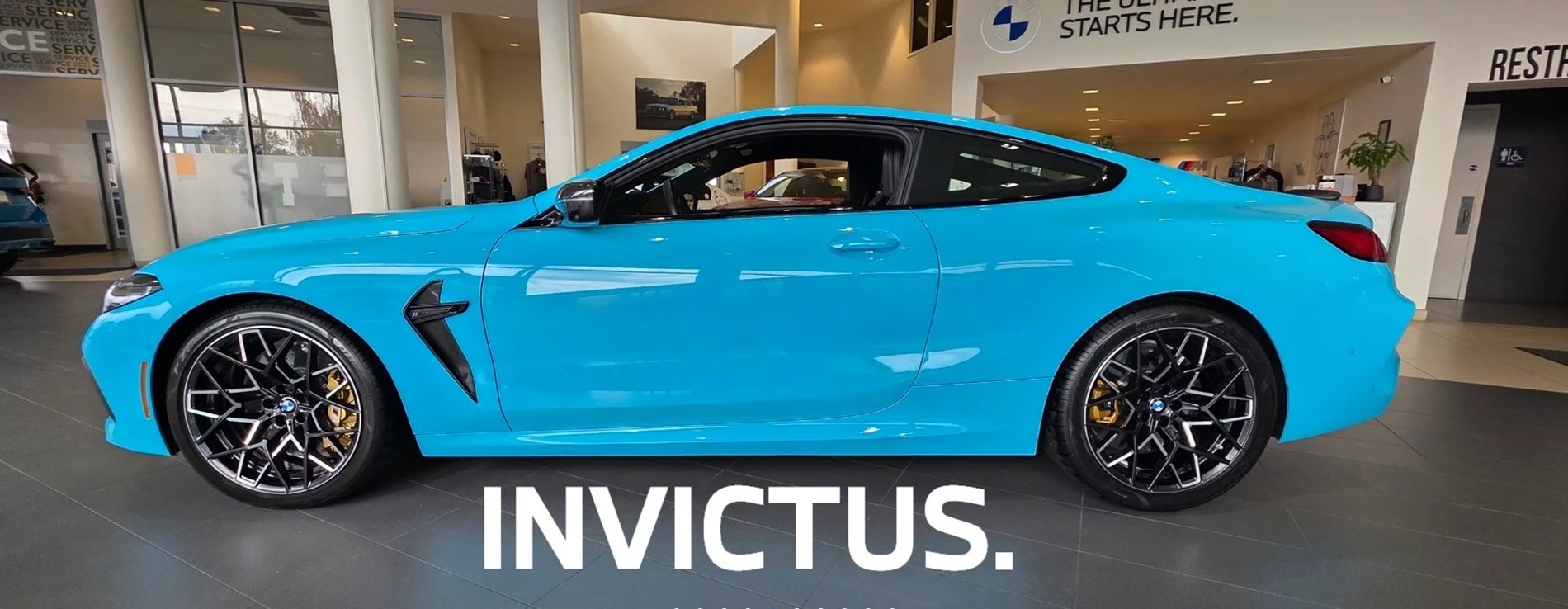 THE BMW M8 COMPETITION INDIVIDUAL BORUSAN TURKISH BLUE