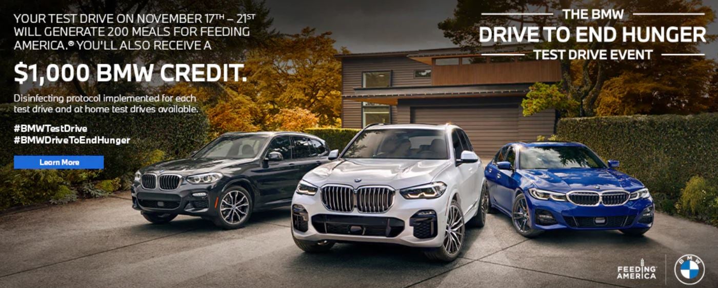 BMW Drive for Hunger Test Drive Event