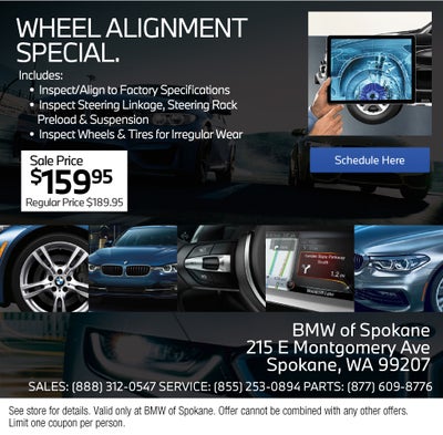 BMW Service Specials Spokane, WA | BMW Parts Specials | BMW of Spokane
