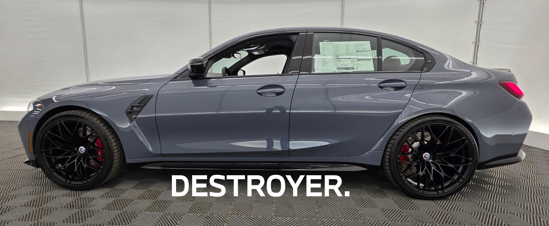 THE 2026 BMW M3 COMPETITION IN INVDIVIDUAL STORM GRAY