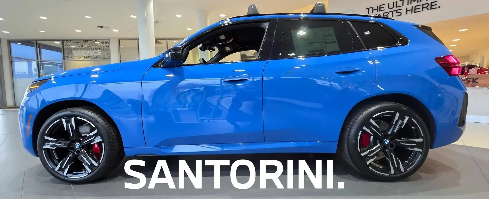THE X3 M50i SANTORINI BLUE INDIVIDUAL