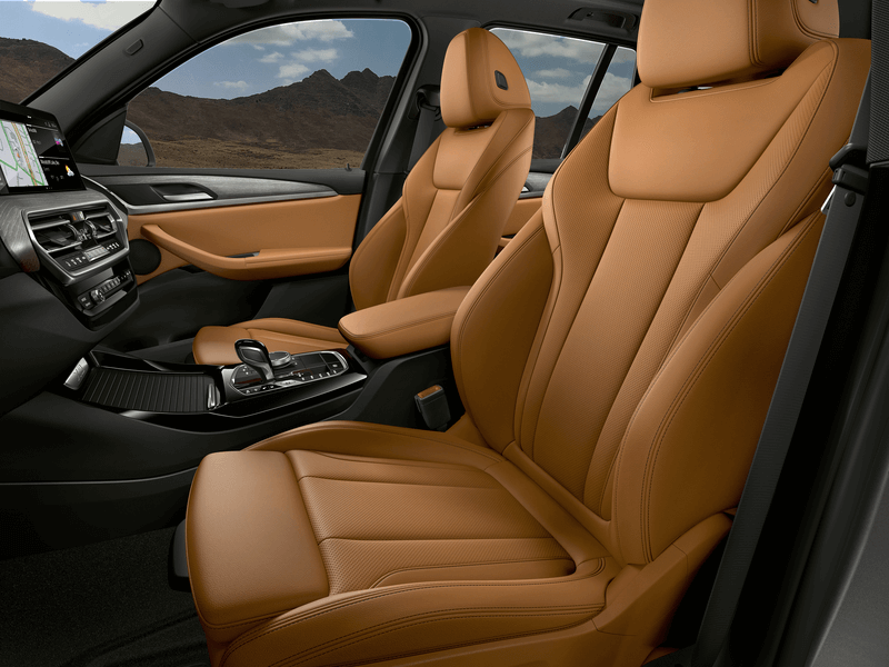 View of BMW X3 Cockpit