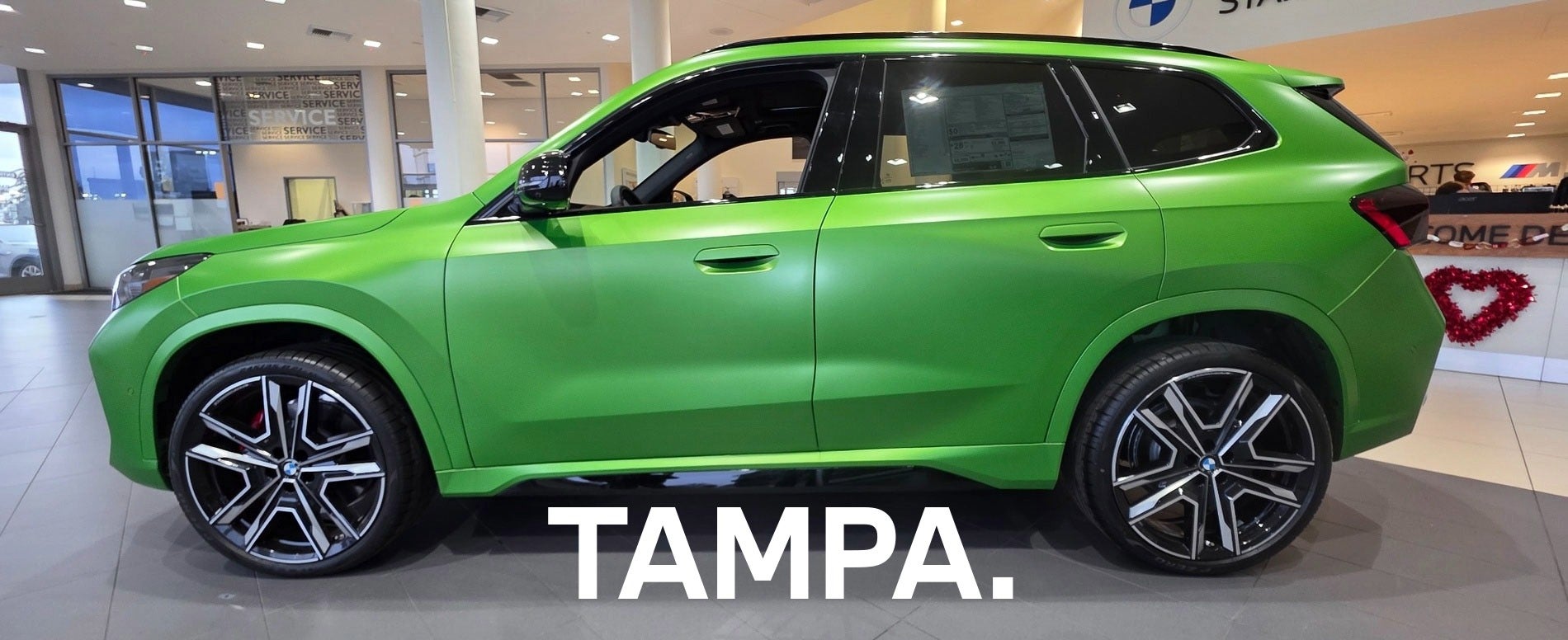 X1 M SPORT FROZEN TAMPA BAY GREEN